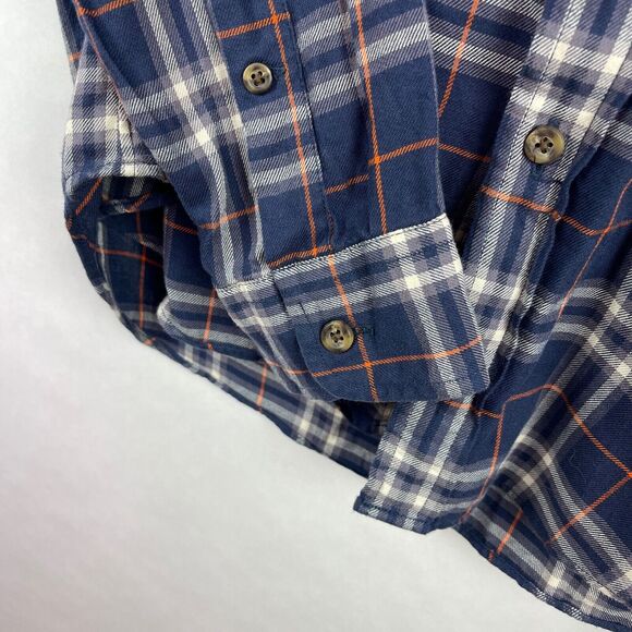 J. Crew 100% Cotton Blue Plaid Long Sleeve Button Down Shirt Men's Sz M - Picture 4 of 6